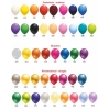 12''/30 cm Įvairiaspalviai, pasteliniai balionai, vnt. kaina