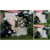 48 cm. Chromo "Veidrodiniai" balionas su heliu