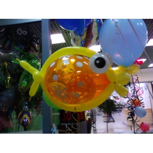"Žuvytė",  iš Helio balionų